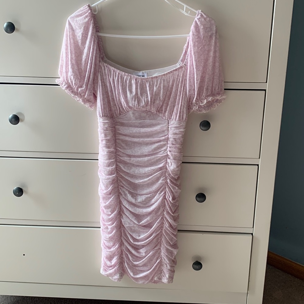 NWOT Lane 201 Floral Smocked Mini Dress